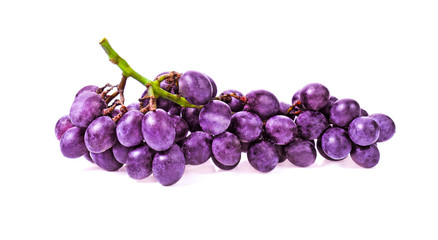 grape on white background.