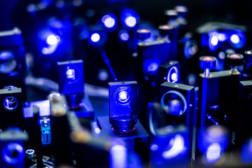 blue and violet laser modern research technology b