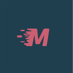 'Rush' character from a typeset, vector illustration