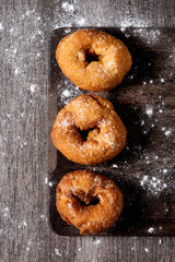 homemade rosquillas, typical spanish donuts