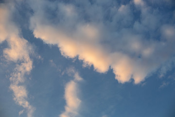Beautiful white clouds