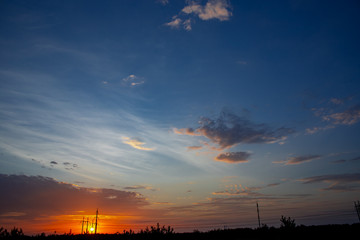 Beautiful dawn industrial