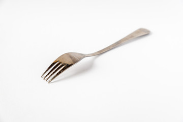 white-backed cutlery-fork and spoon