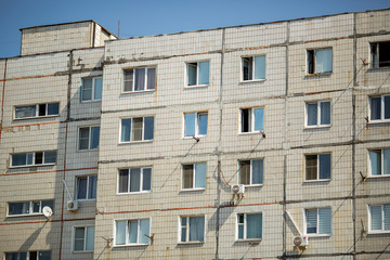 facade of a residential building