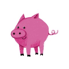 Pink piglet 