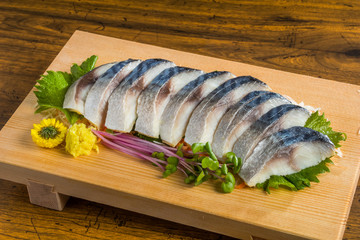 しめさば　Japan gourmet tighten mackerel