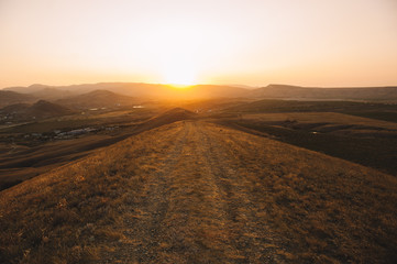 sunset of Koktebel Crimea