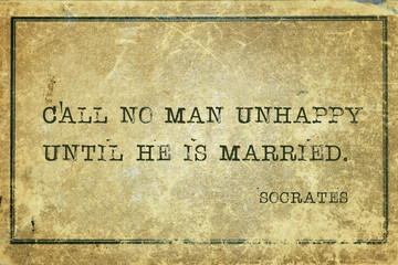 until married Socrates