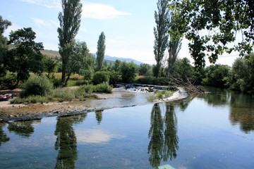 bend in the Zrmanja river, Kastel Zegarski, Croatia