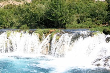 Muskovici falls, Zrmanja river, Croatia