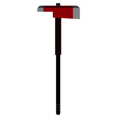Simple Cartoon Firemans Axe