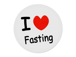 I love fasting