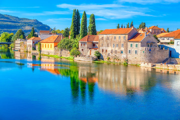 Fototapeta premium Trbijne town in Bosnia and Herzegovina