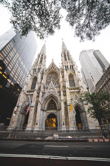 St Patrick's Cathedral in New York.