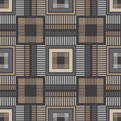Seamless pattern with plaid texture. Tartan. Scottish, English fabric. Vector illustration. Can be used for wallpaper, textile, invitation card, wrapping, web page background.