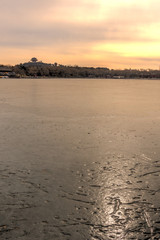 Beihai Park in winter, Beijing, China