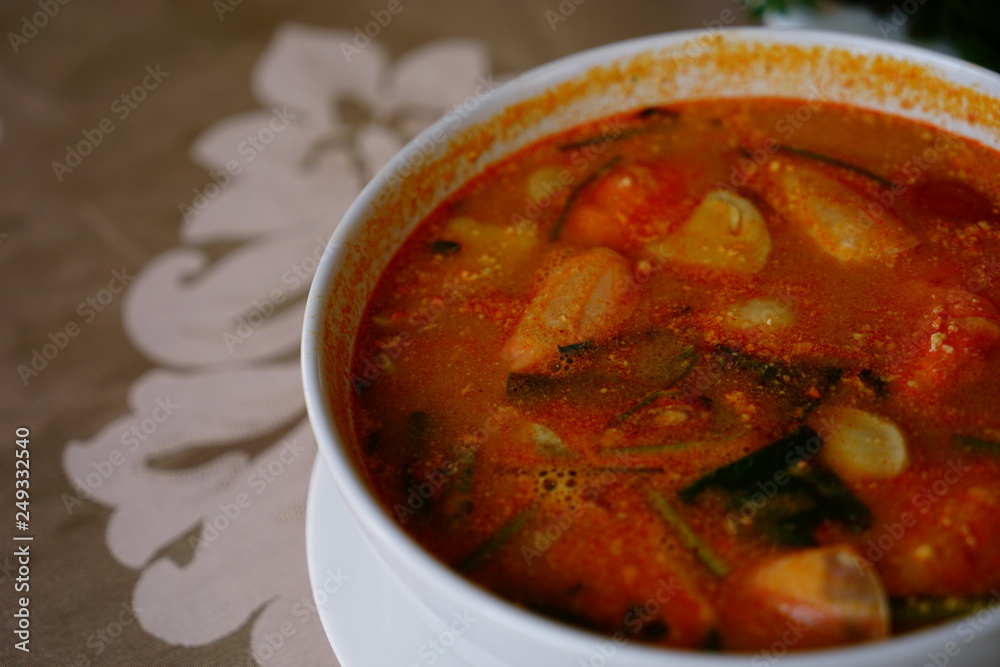 Canvas Prints soup with meat and vegetables