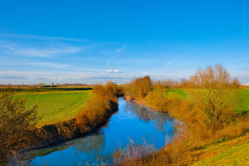 Photo Picture of Beautiful Wild Brenta River in North Italy