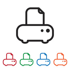 Printer vector icon