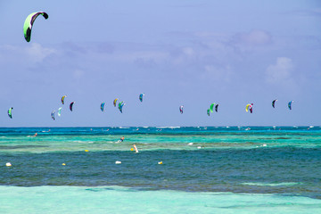 Competencia Internacional de Kitesurf en San Andrés Isla