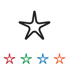 Star vector icon