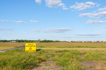 Fototapeta premium Freifläche auf dem Tempelhofer Feld