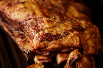 Grilled pork ribs 