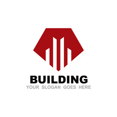 Building logo design vector template
