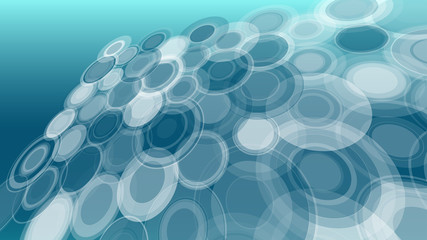 Round shape vector abstract illustration