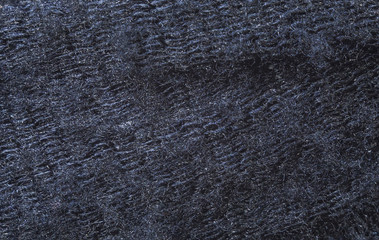texture of black woolen fabric