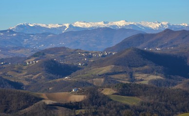 The boundaries of the valley