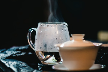 tea ceremony close-up