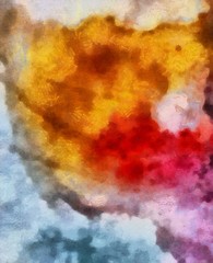 Abstract art grunge texture background. Dirty pattern for graphic design. Creative painting wallpaper. Vintage oil painting on canvas. Simple close up backdrop.