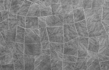 Decorative tiles for the facade of the building in black and white.