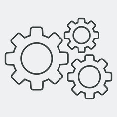 Industry concept lineal icon