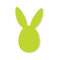 happy easter bunny- vector illustration