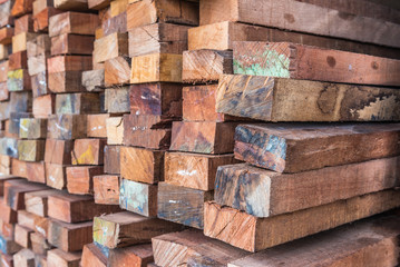 Timber for construction work