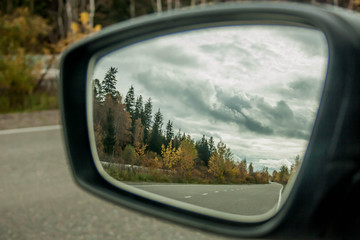 car on the road