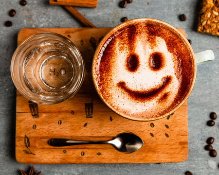 cappuccino smile