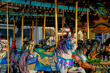 Fototapeta na wymiar Myrtle Beach Carousel 