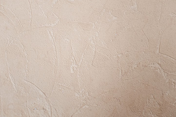 Textures wall finish in the plaster work