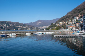 Panorama di Como con il suo lago