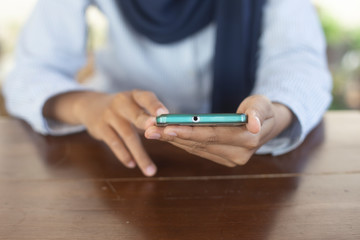 holding smartphone is connecting to  system  security notebook Online payment,concept: Modern shopping online digital technology data ecommerce business