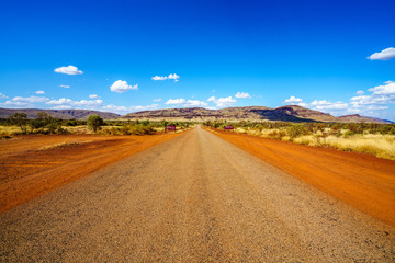 on the road in karijini national park, western australia 12