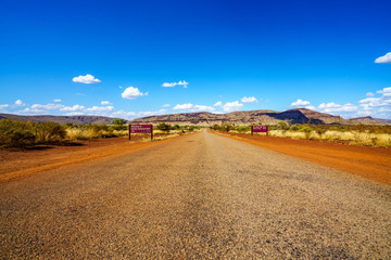 on the road in karijini national park, western australia 16