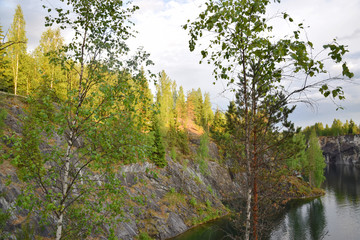 The Northern part of lake Ladoga. Republic of Karelia. Russian Federation