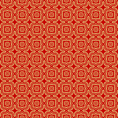 Repeating Geometric Pattern with Triangle, Zig Zag. Vector Background, Texture. For Design Invitation, Interior Wallpaper, Cover Card, Technologic Design. rED GOLD COLOR.