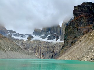 Fototapeta na wymiar Base de las Torres del Paine