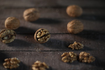 close up of walnut 