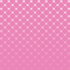 Vector seamless pattern with hearts and dots, romantic wallpaper, background for mother's day or valentine's day, 8th march